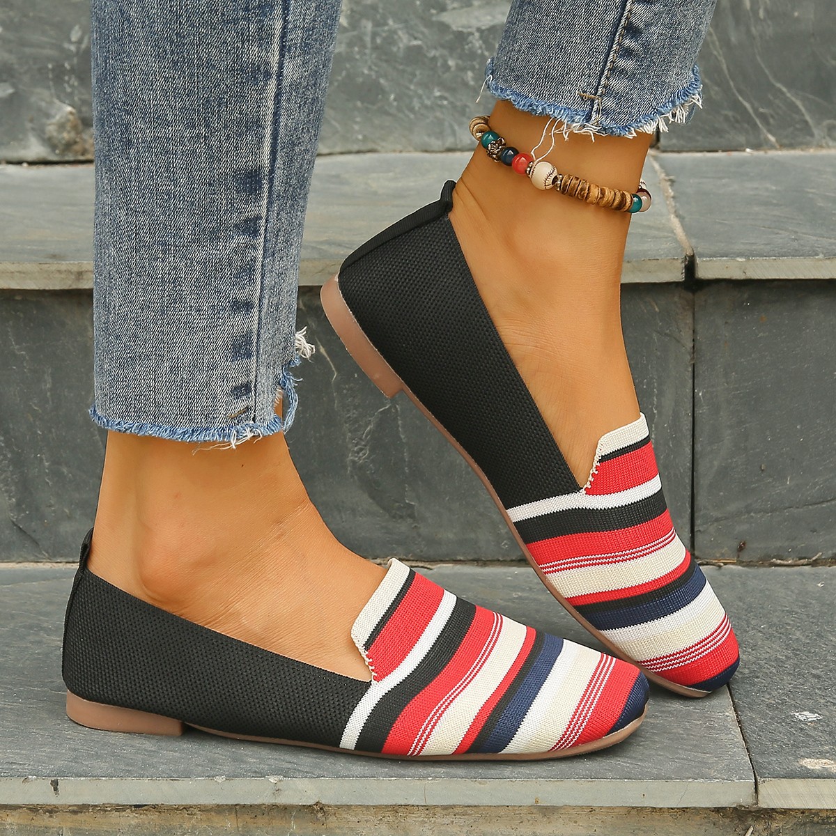 🔥Last Day 49% OFF - Women Comfortable Arch Support Non-Slip Flat Shoes