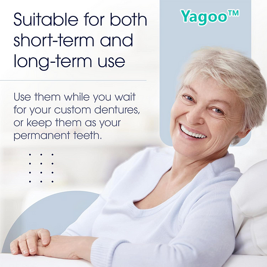 🎅CHRISTMAS HOT SALE-🏆Ends Today: 70% OFF! Yagoo™ Custom Custom-Fit Full Functional Dentures