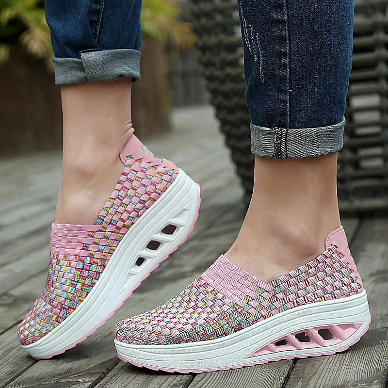 ⏰Limited Time 70% OFF⏰- Air Cushion Sports Comfortable Woven Women's Shoes