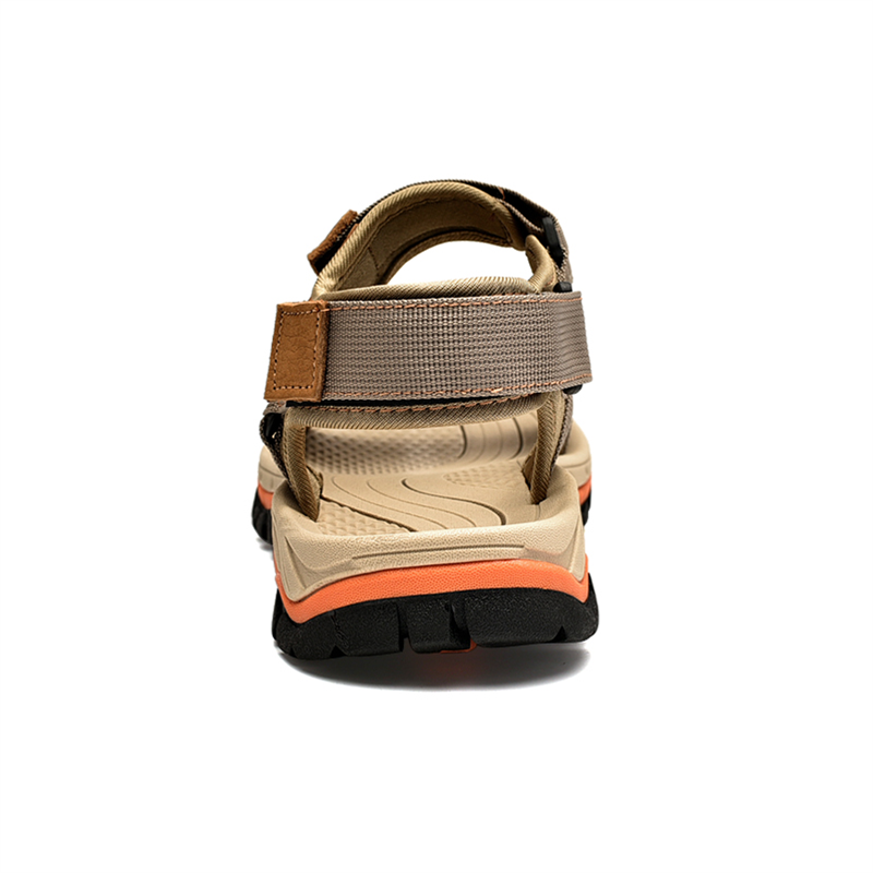 Men’s Classic Sommer Beach Breathable Convenient Velcro Leather Sandals