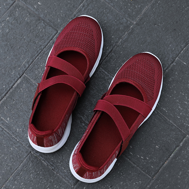 🚶‍♀️👟Clearance!!!⏱️Last Hour!!✨Women's Yoga Comfort Non-slip Wide Head Arch Support Orthopedic Hands-free Adjustable Slip-on Mary Jane Walking Shoes