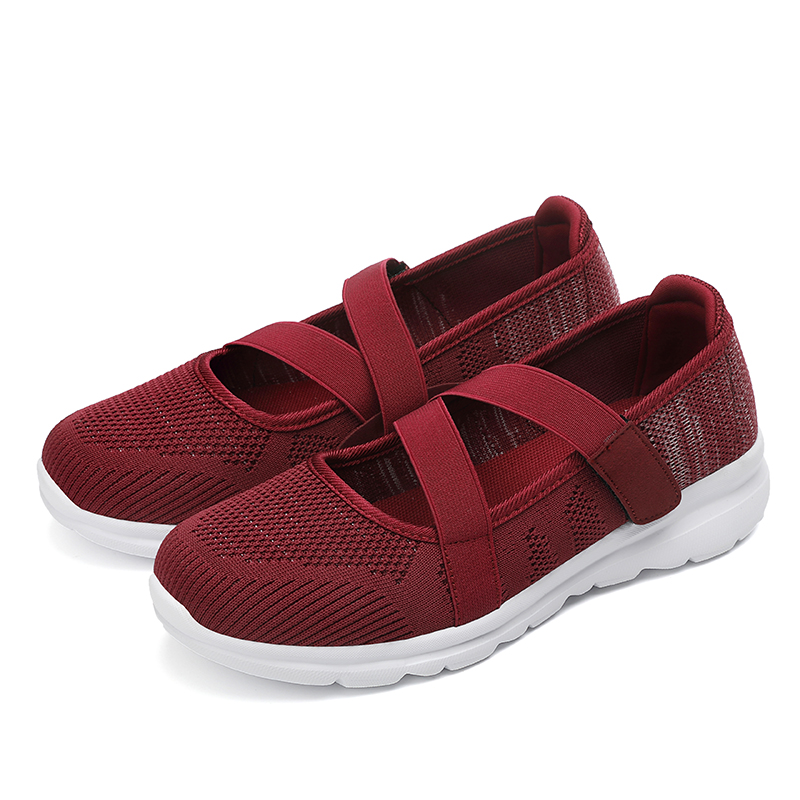 🚶‍♀️👟Clearance!!!⏱️Last Hour!!✨Women's Yoga Comfort Non-slip Wide Head Arch Support Orthopedic Hands-free Adjustable Slip-on Mary Jane Walking Shoes