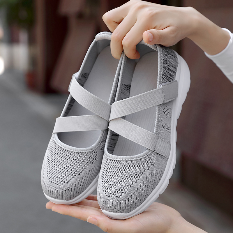 🚶‍♀️👟Clearance!!!⏱️Last Hour!!✨Women's Yoga Comfort Non-slip Wide Head Arch Support Orthopedic Hands-free Adjustable Slip-on Mary Jane Walking Shoes
