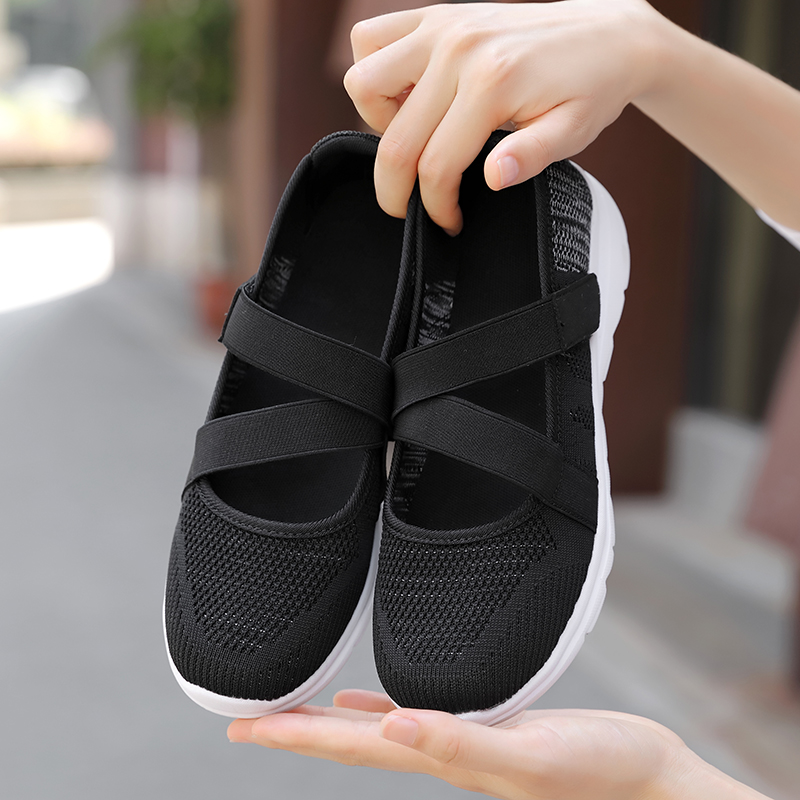 🚶‍♀️👟Clearance!!!⏱️Last Hour!!✨Women's Yoga Comfort Non-slip Wide Head Arch Support Orthopedic Hands-free Adjustable Slip-on Mary Jane Walking Shoes