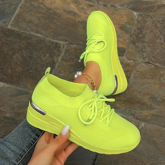 Women's Lightweight Comfortable Breathable Arch Support Slip-On Sneakers