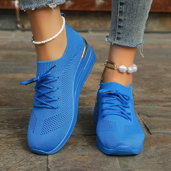 Women's Lightweight Comfortable Breathable Arch Support Slip-On Sneakers