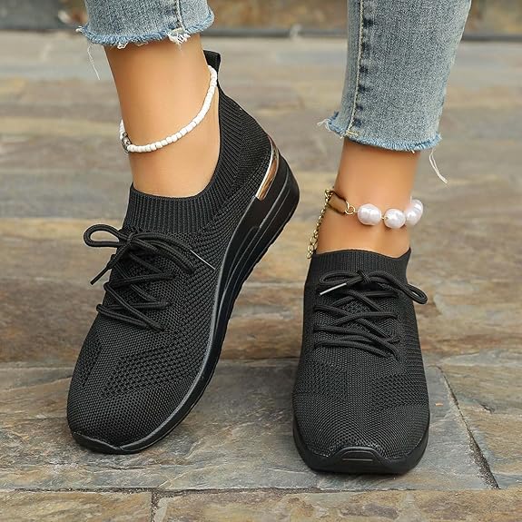 Women's Lightweight Comfortable Breathable Arch Support Slip-On Sneakers