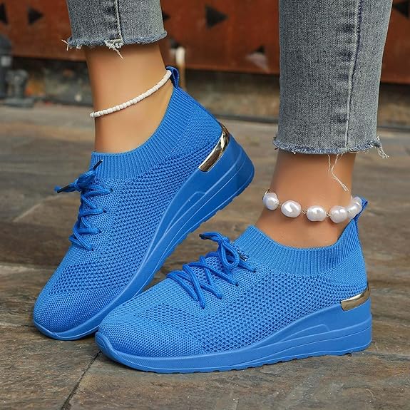 Women's Lightweight Comfortable Breathable Arch Support Slip-On Sneakers