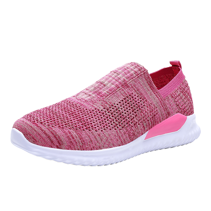 Women's Slip On Sneakers Non Slip Walking Shoes Breathable Mesh Work Casual Lightweight Tennis Workout Shoes
