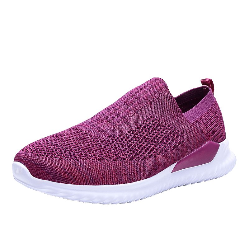 Women's Slip On Sneakers Non Slip Walking Shoes Breathable Mesh Work Casual Lightweight Tennis Workout Shoes