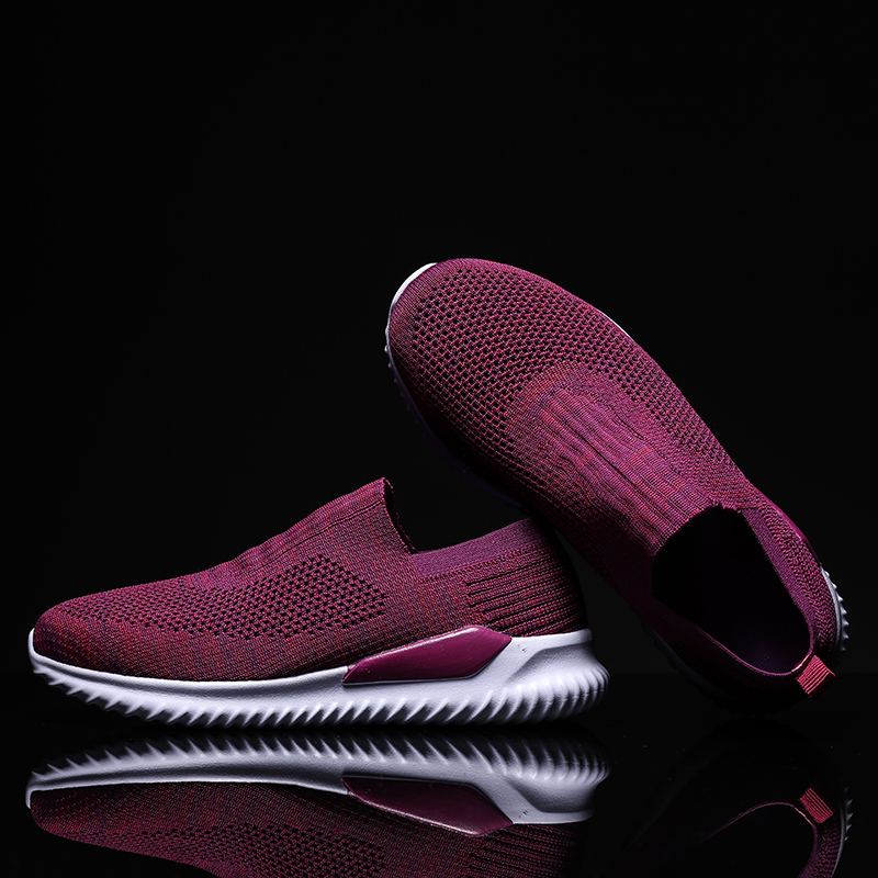 Women's Slip On Sneakers Non Slip Walking Shoes Breathable Mesh Work Casual Lightweight Tennis Workout Shoes