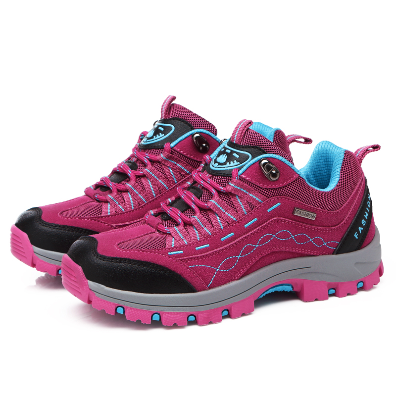 Women's Hiking Shoes Anti-Slip Breathable Sneaker for Outdoor Walking Trekking