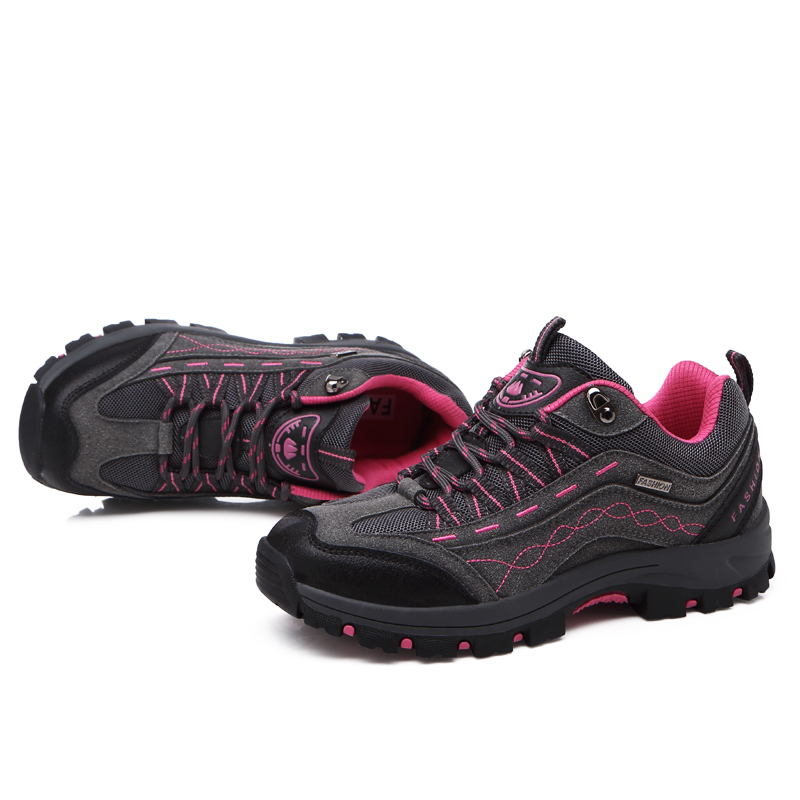 Women's Hiking Shoes Anti-Slip Breathable Sneaker for Outdoor Walking Trekking