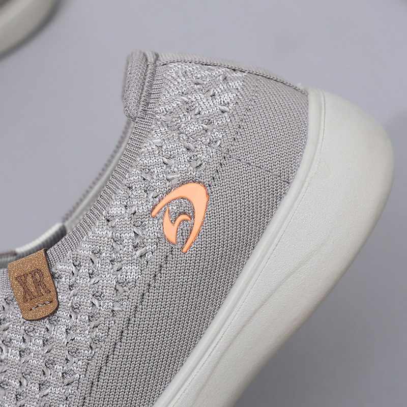 Women's Soft Orthopedic Shoes Breathable Woven Go Walking Slip On Foam Shoes Arch Support Hands Slip in Chunky Wedge