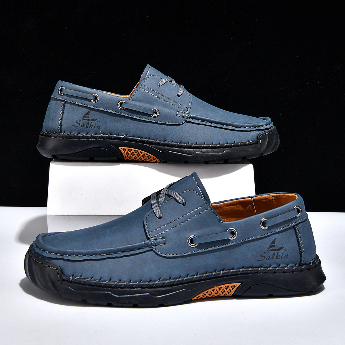 Men's Orthopedic Walking Boots - Built-In Arch Support Non-Slip Ankle Support Comfortable Hiking Boots