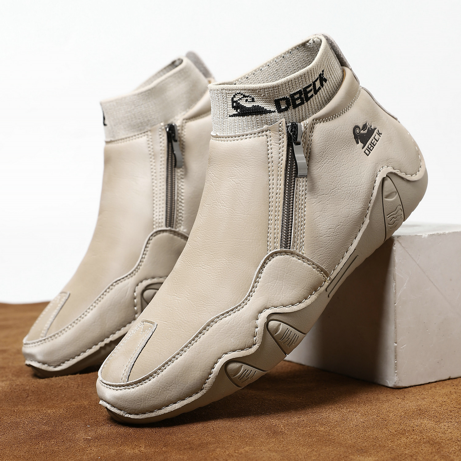 🔥🚀 Hot Sale! Limited Stock! 🌟👟💥Men's Versatile Lightweight Waterproof Insulated Breathable Slip-On Side-Zip Hunting Boots with Enhanced Traction for All-Terrain Comfort