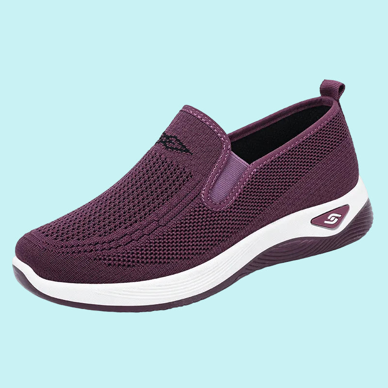  Hands-Free Flyknit Sneakers – Lightweight Breathable Slip-On Shoes for Women