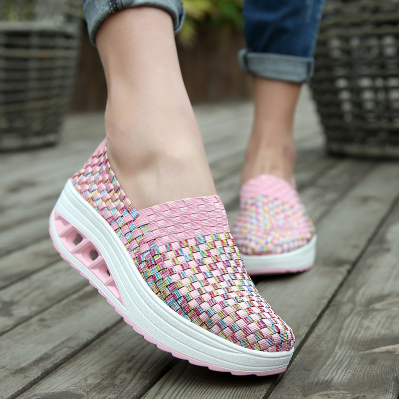 ⏰Limited Time 70% OFF⏰- Air Cushion Sports Comfortable Woven Women's Shoes