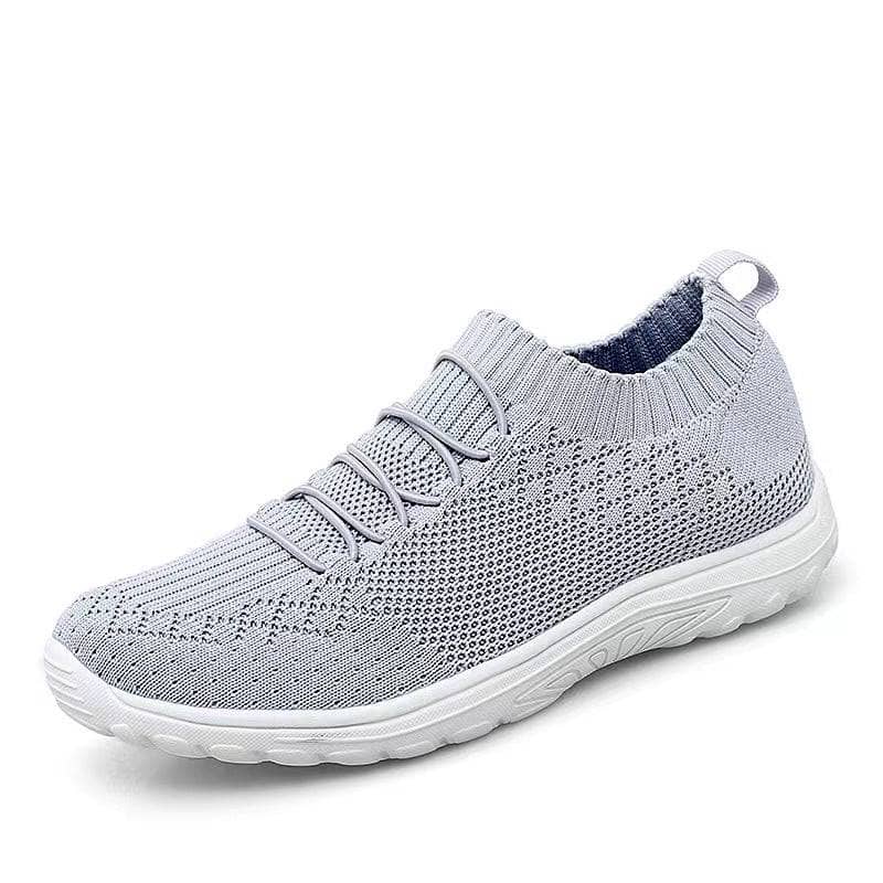 Women Versatile Slip-on Walking Shoes Elastic Mesh Leisure