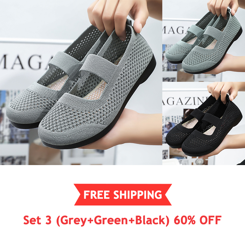 🔥Last Day 49% OFF🔥 - Women Comfortable Arch Support Non-Slip Flat Shoes
