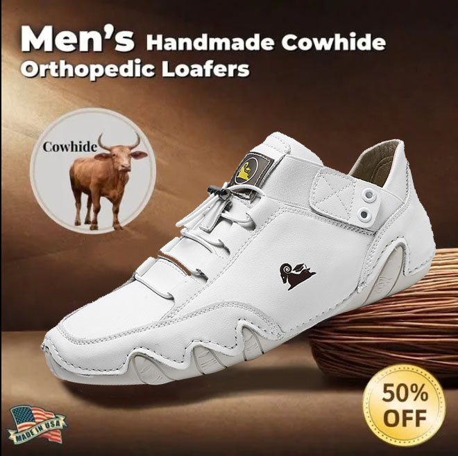 Last Day 70% OFF🔥Men's Genuine Hot Sale Orthopedic High Top Shoes