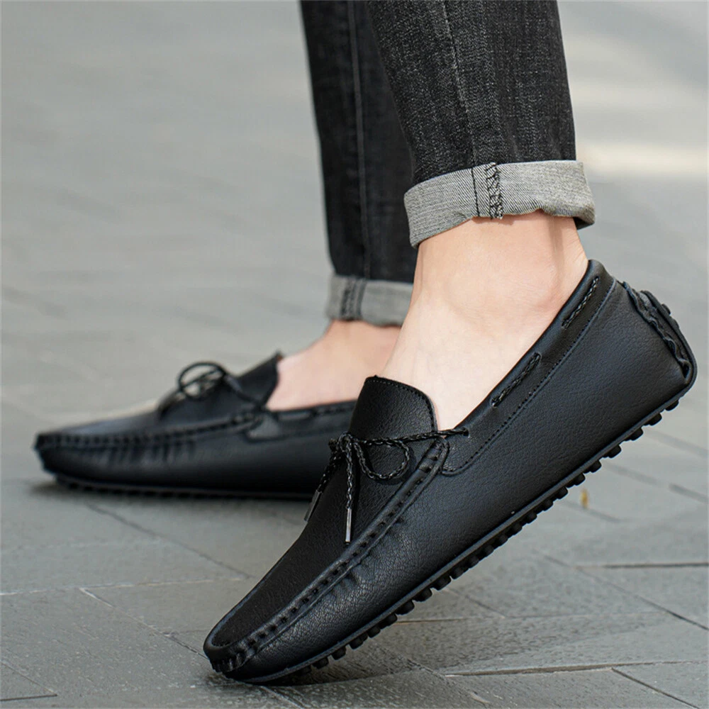 Mens Loafers Casual Slip On Shoes Leather Penny Loafers for Men
