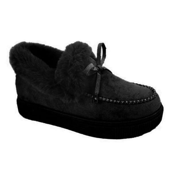 Last Day Promotion 68% OFF - 🔥Women's boots round head thick sole Orthopedic Arch-Support thick warm cotton shoes - Buy 2 Free Shipping