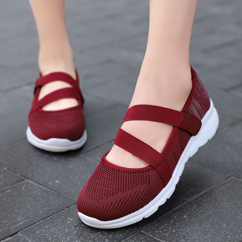 🚶‍♀️👟Clearance!!!⏱️Last Hour!!✨Women's Yoga Comfort Non-slip Wide Head Arch Support Orthopedic Hands-free Adjustable Slip-on Mary Jane Walking Shoes
