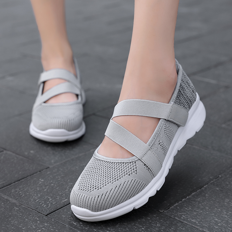 🚶‍♀️👟Clearance!!!⏱️Last Hour!!✨Women's Yoga Comfort Non-slip Wide Head Arch Support Orthopedic Hands-free Adjustable Slip-on Mary Jane Walking Shoes