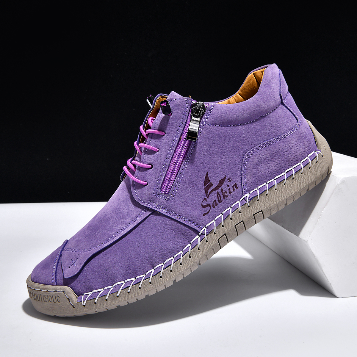 ⏰LAST DAY 60% OFF🔥Comfortable Casual Boots – Wide Fit, Arch Support in Many Colors