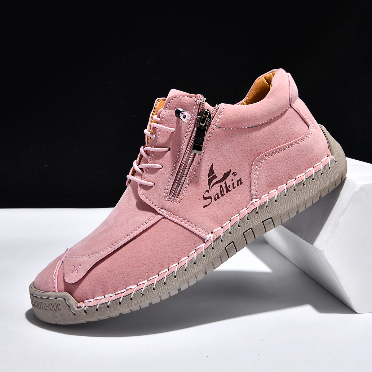 ⏰LAST DAY 60% OFF🔥Comfortable Casual Boots – Wide Fit, Arch Support in Many Colors