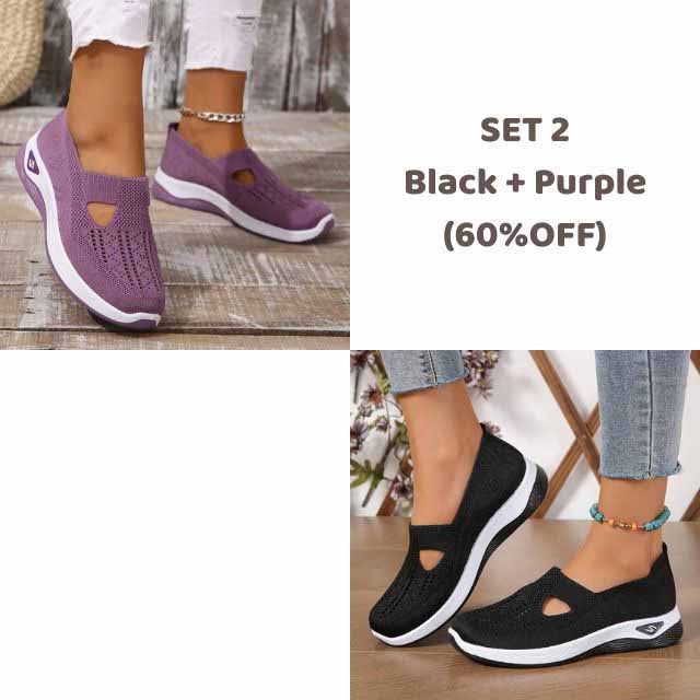 [#1 Trending 2024] PREMIUM [Women's Woven Orthopedic Breathable Soft Shoes (SALE 70% OFF)