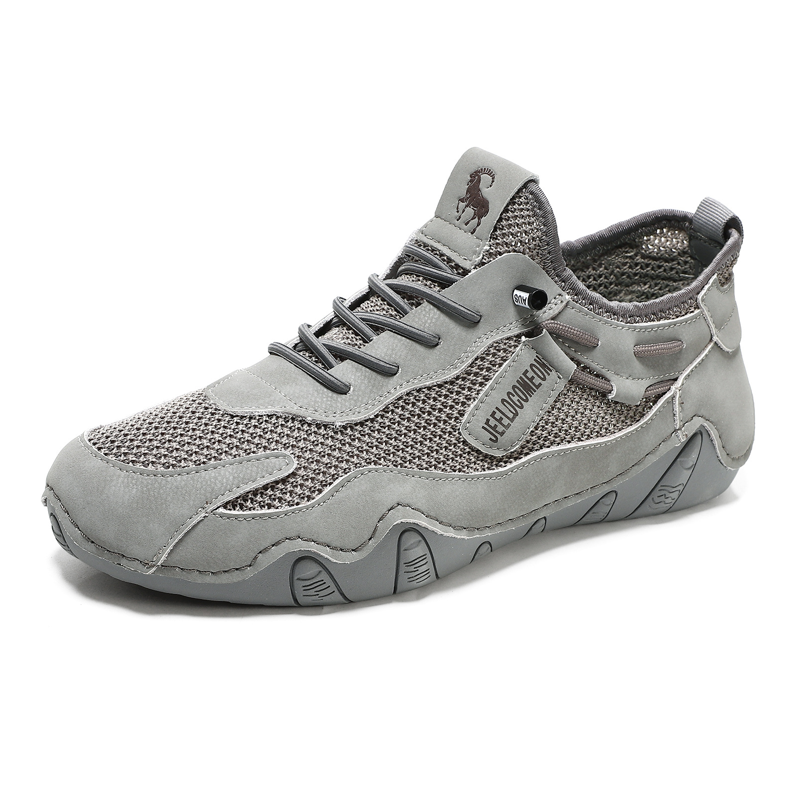 Cross-Border Amazon Popular Large Size Men'S And Women'S Shoes Outdoor Casual Shoes Summer Breathable Mesh Shoes Sports Shoes G2028