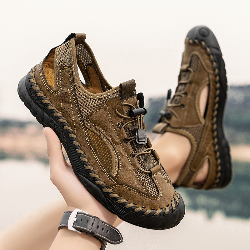 Soft Sole Driving Shoes Men'S Outdoor Casual Breathable Beach Shoes