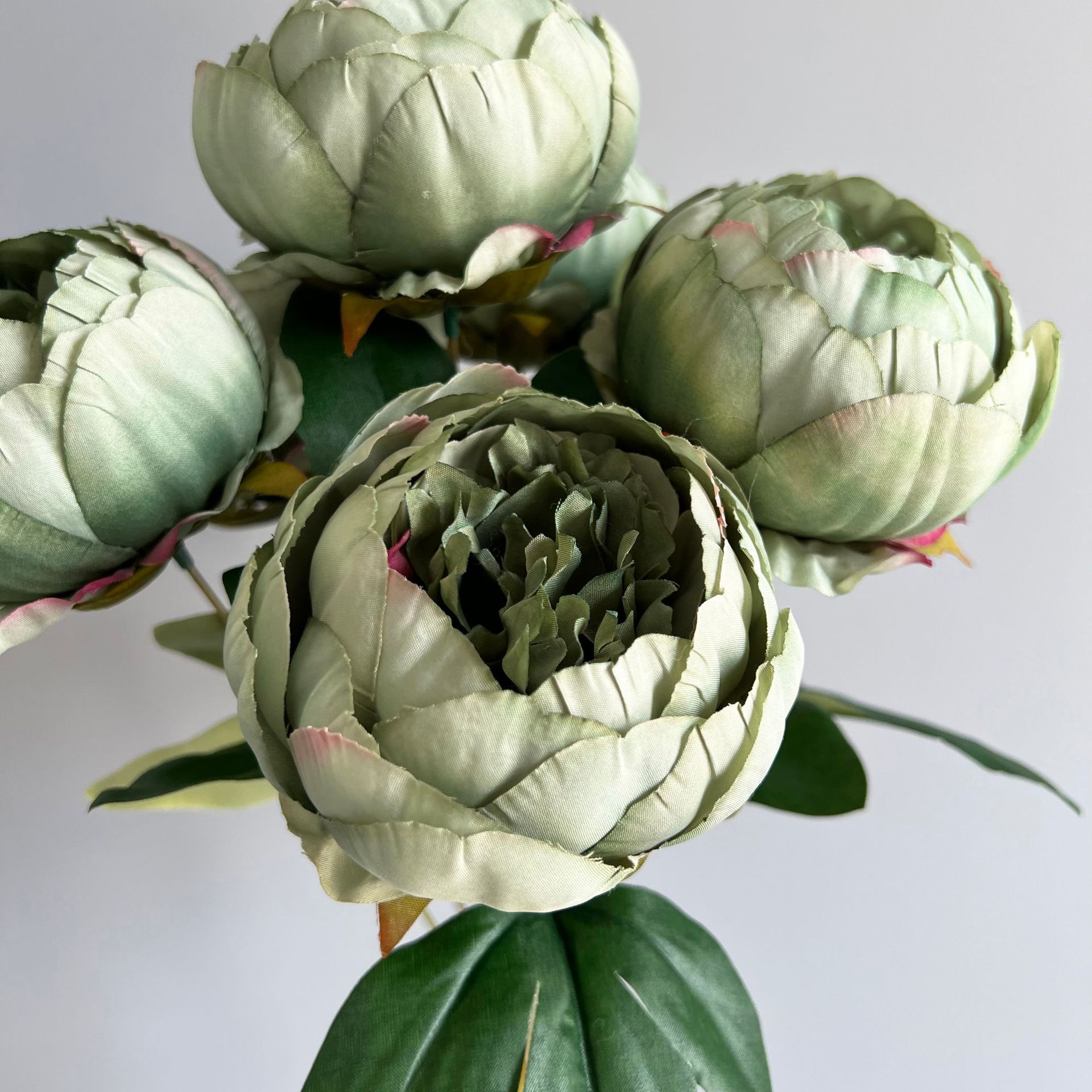 🌹Heads Tea Rose Artificial Silk Flower Bouquet Home Hotel Table Decoration Fake Flower Wedding Bride Holding Floral Bouquet