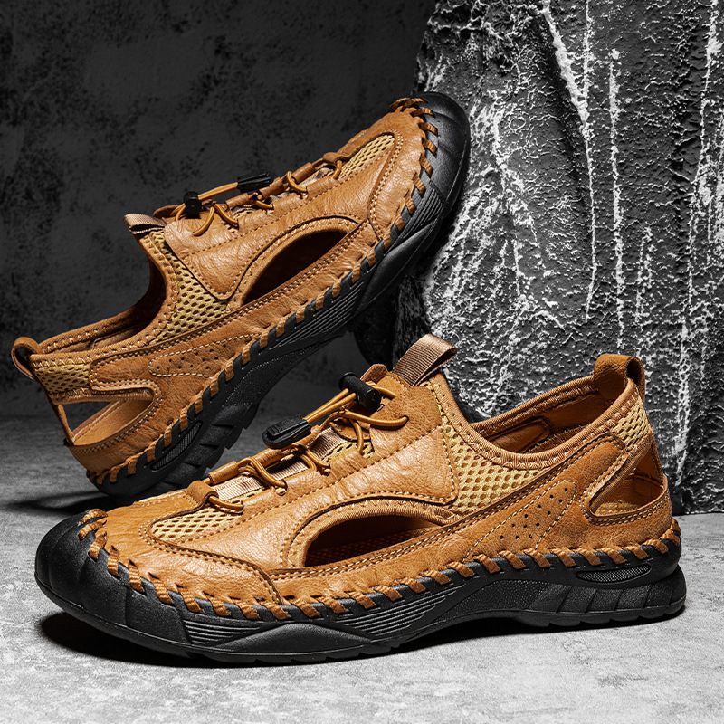 Soft Sole Driving Shoes Men'S Outdoor Casual Breathable Beach Shoes