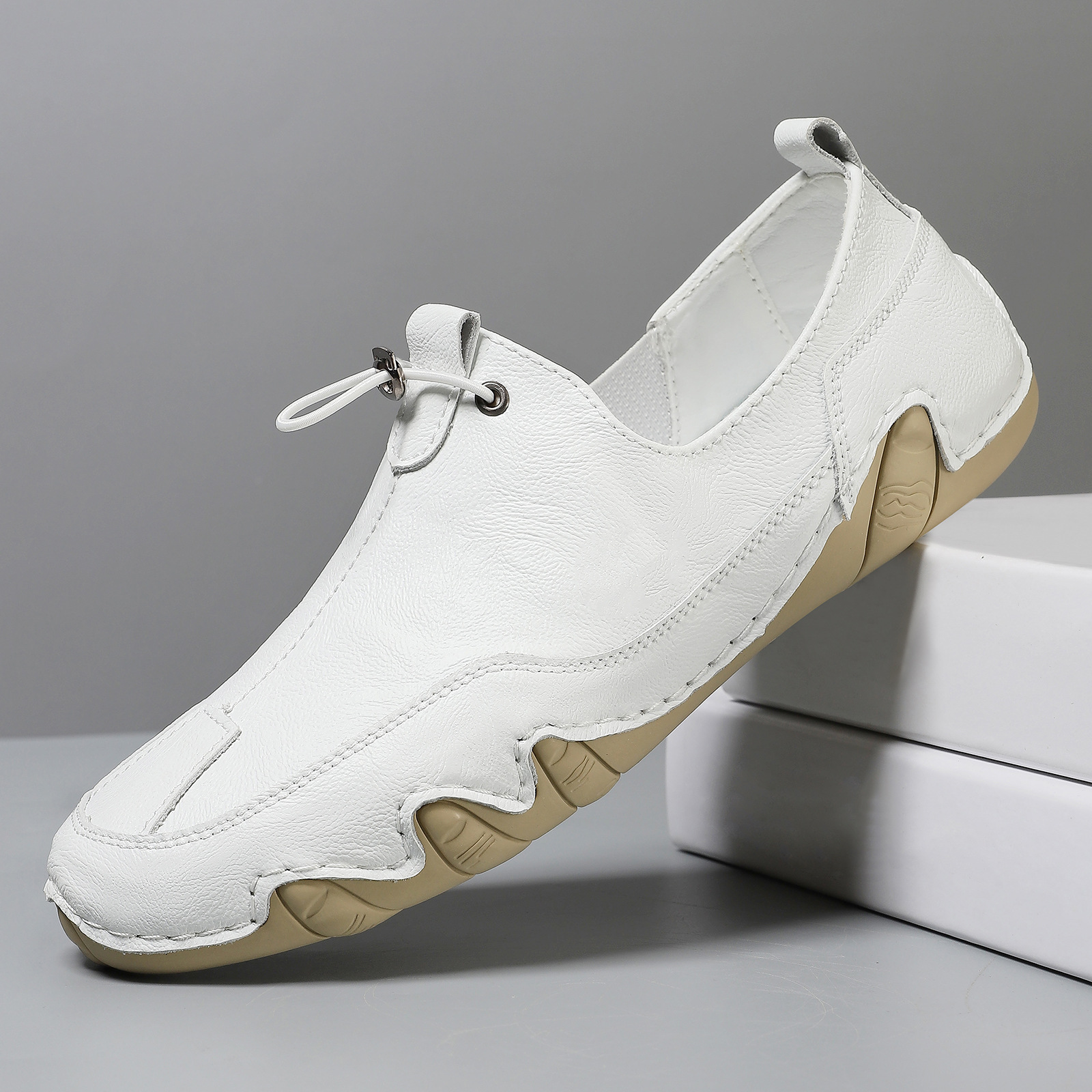 Cross-Border Octopus Independent Station Large Size Men'S Shoes Men'S Trendy Shoes Peas Shoes Men'S Lazy Shoes Low-Top Casual Shoes