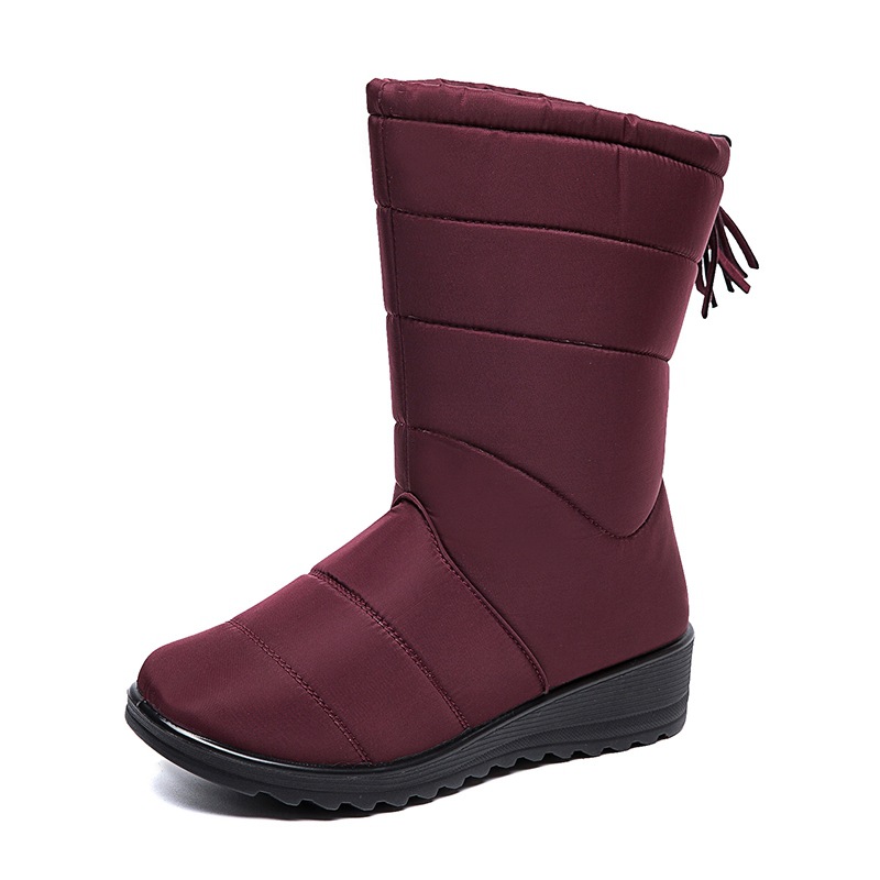 Women's Fringed Waterproof Snow Boots