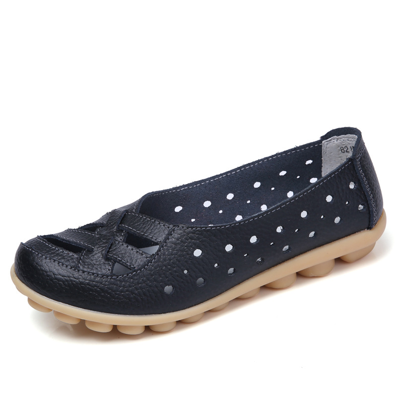 🔥Hot Sale - Ladies Breathable Leather Loafers