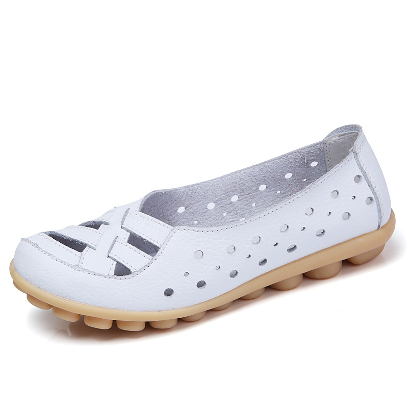 🔥Hot Sale - Ladies Breathable Leather Loafers