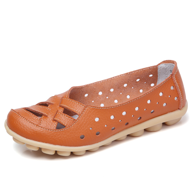 🔥Hot Sale - Ladies Breathable Leather Loafers