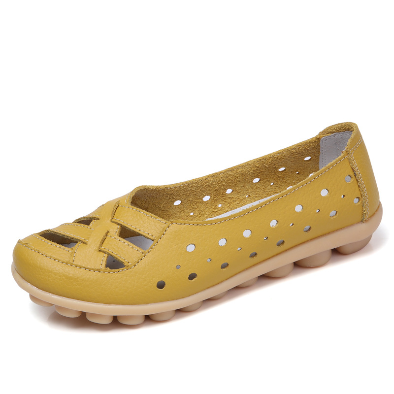 🔥Hot Sale - Ladies Breathable Leather Loafers