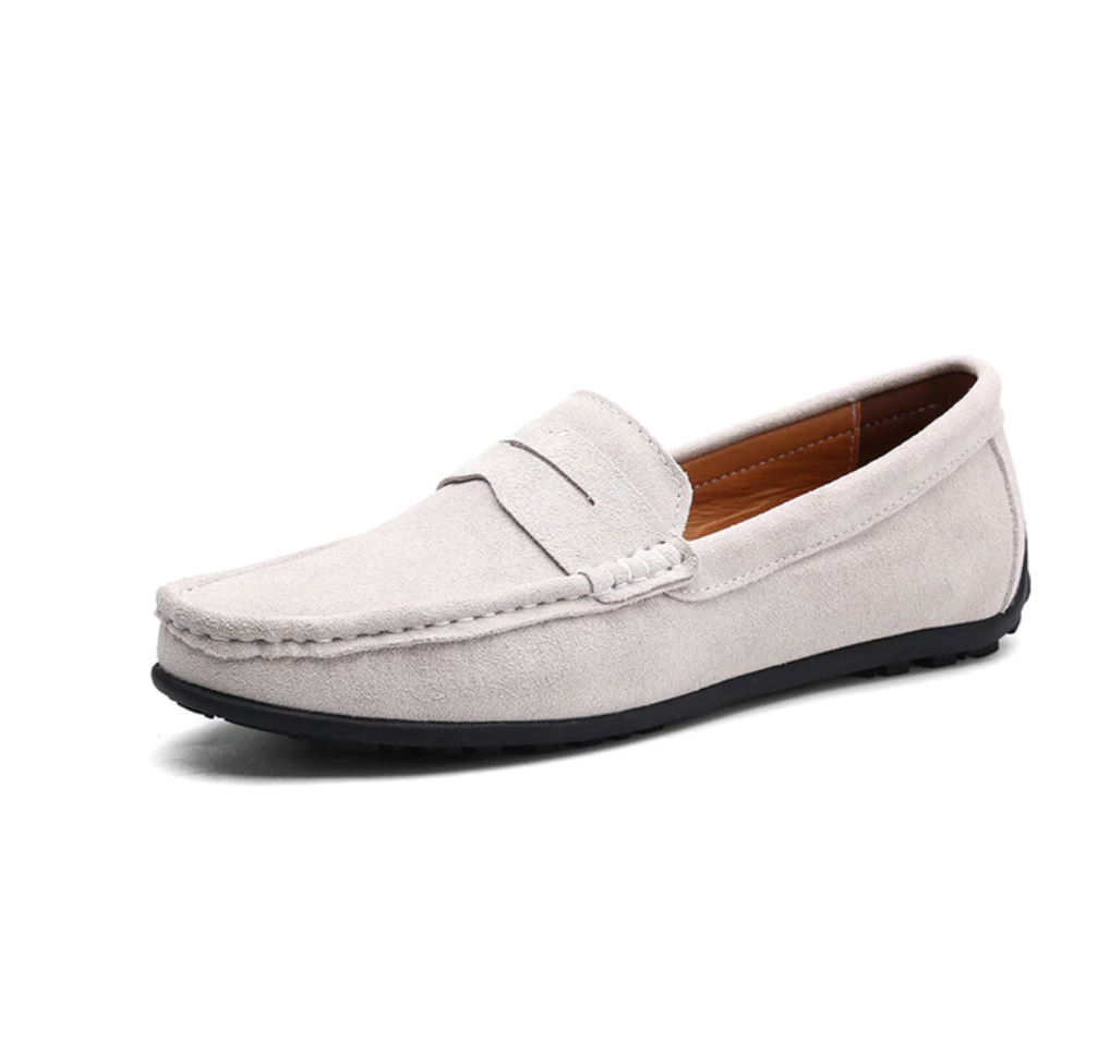 🔥2026🔥Men's Spring/Autumn Suede Genuine Leather Casual Driving Loafers/Moccasins | Plus Size