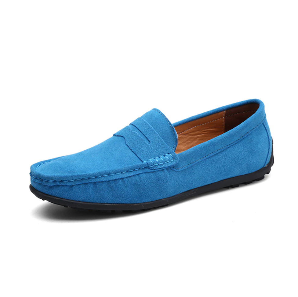 🔥2026🔥Men's Spring/Autumn Suede Genuine Leather Casual Driving Loafers/Moccasins | Plus Size