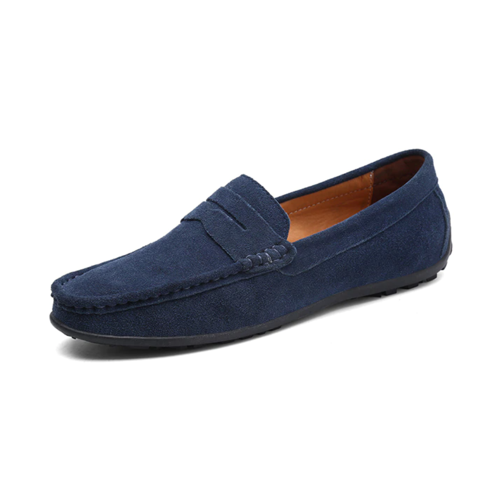 🔥2026🔥Men's Spring/Autumn Suede Genuine Leather Casual Driving Loafers/Moccasins | Plus Size