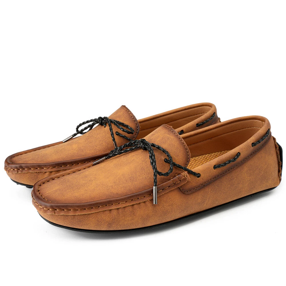Mens Loafers Casual Slip On Shoes Leather Penny Loafers for Men