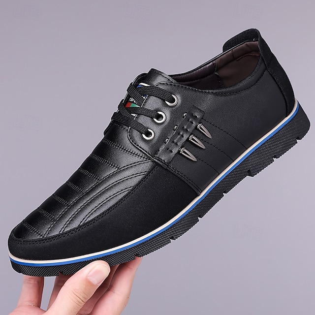Men's Brown and Black Lace-Up Sneakers – Stylish Sporty Shoes for Casual Outings and Active Lifestyles
