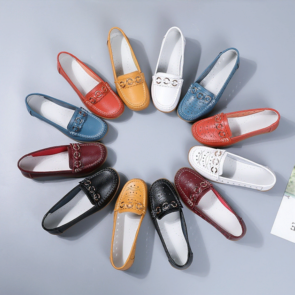 2023 NEW - Women's Breathable Leather Loafers