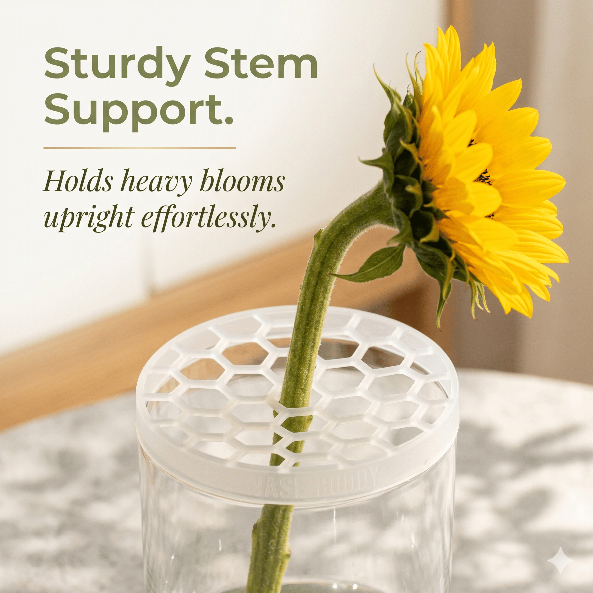 🌸🔥Reusable Silicone Flower Arranging Grid, Stretches Over The Rim of Vase, Self-Grips to Glass, for Easy Flower Arranging