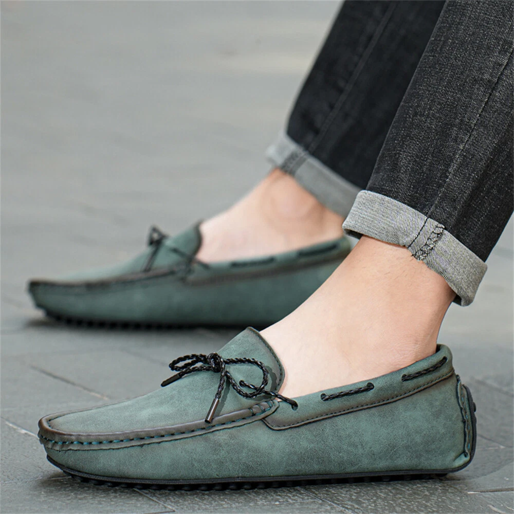 Mens Loafers Casual Slip On Shoes Leather Penny Loafers for Men